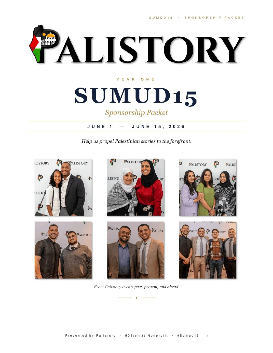 Sumud15 Sponsorship Packet