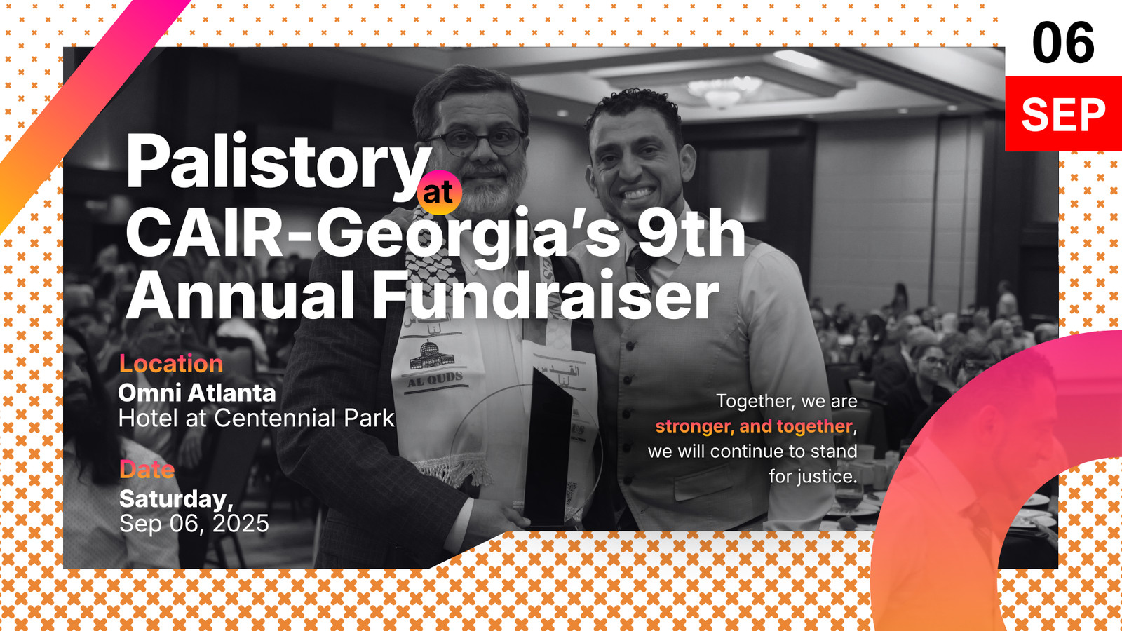 Palistory at CAIR-Georgia's 9th Annual Fundraiser
