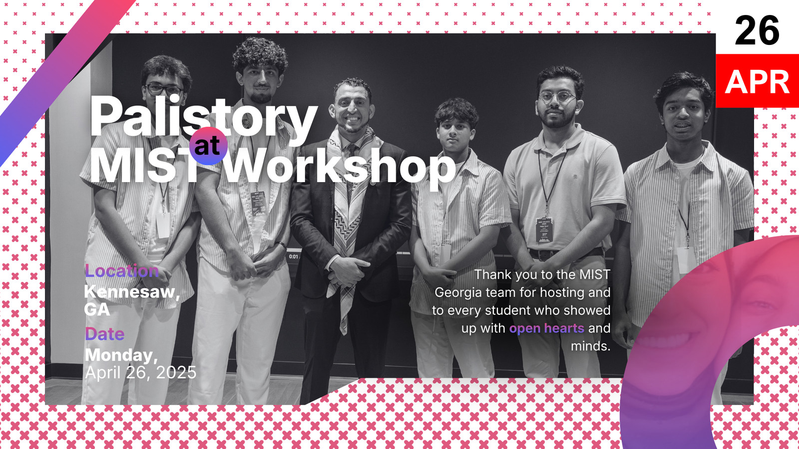 Palistory at the MIST Workshop