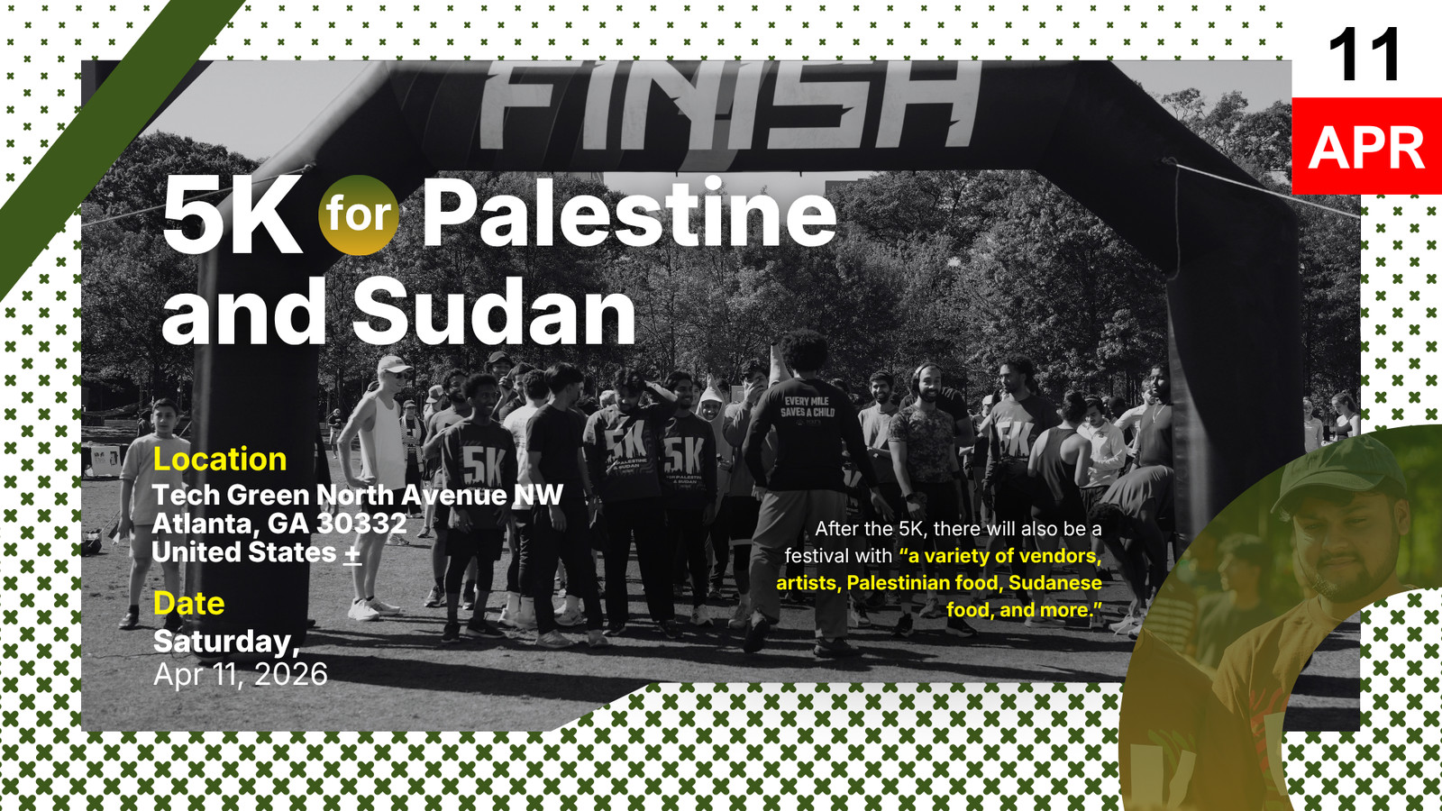 5K For Palestine & Sudan Cover