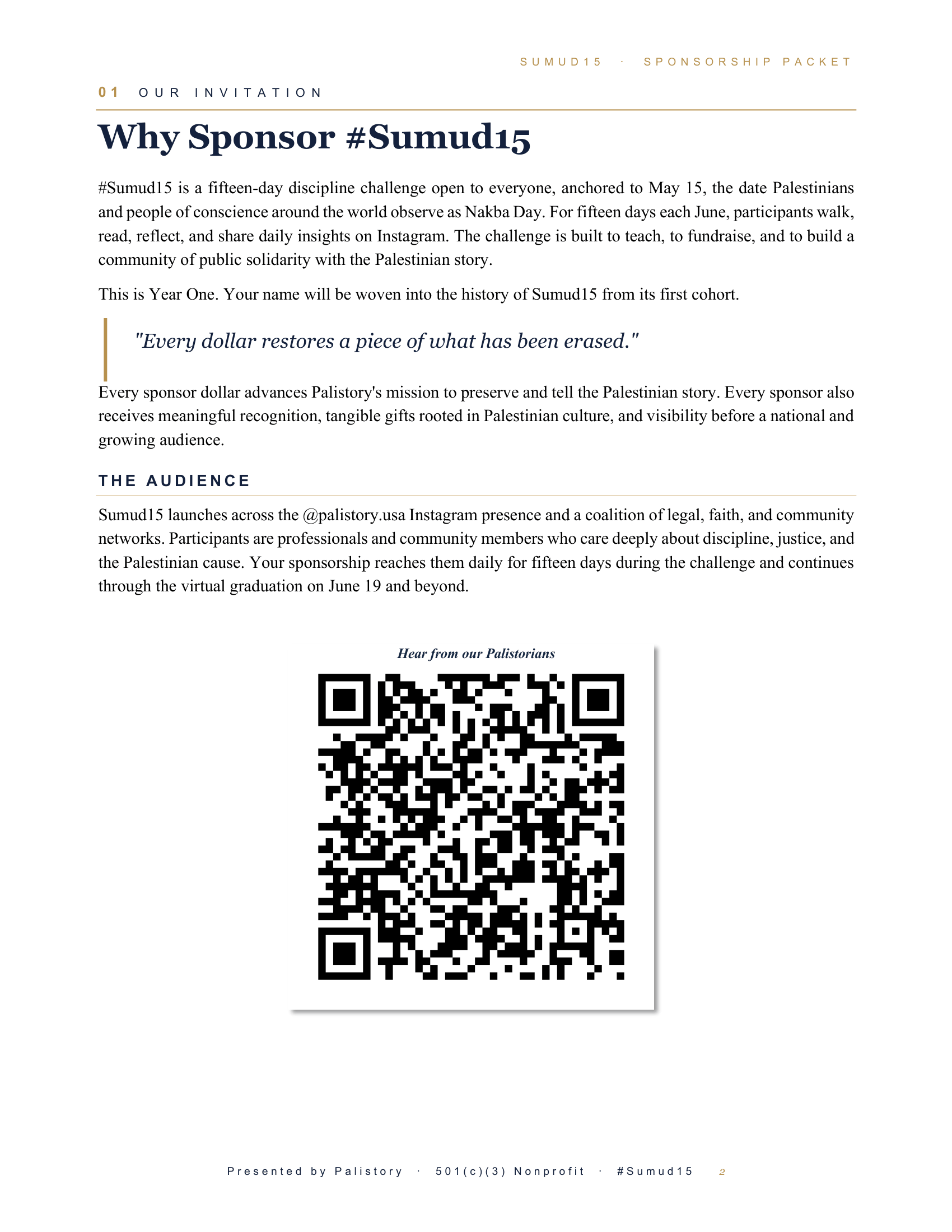 Sponsorship Packet