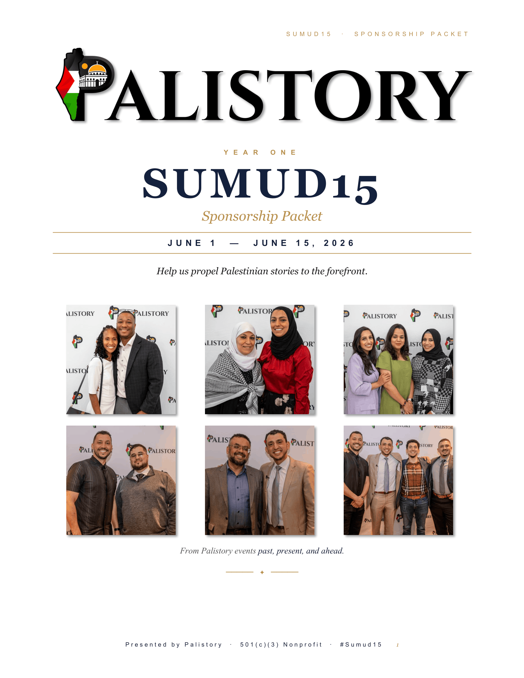 Sumud15 Sponsorship Packet